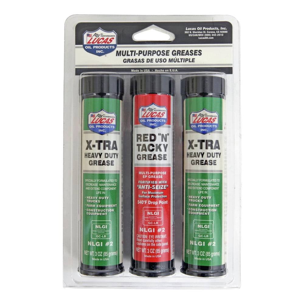 Lucas Oil Grease Combo Pack- 3 pack, 3 oz each