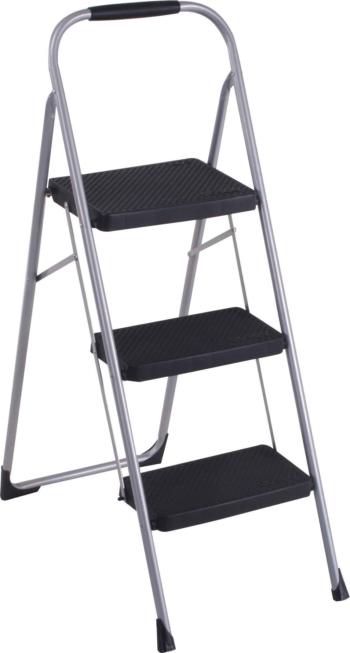 Cosco 3-Step Big Step Folding Stool- CSC11408PBL1E