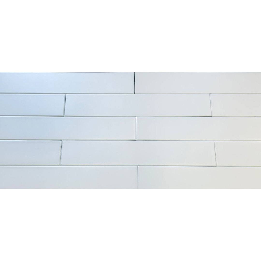 A La Maison Ceilings WP08pw-48 Foam Wood Ceiling Planks, Plain White, 48 Pack