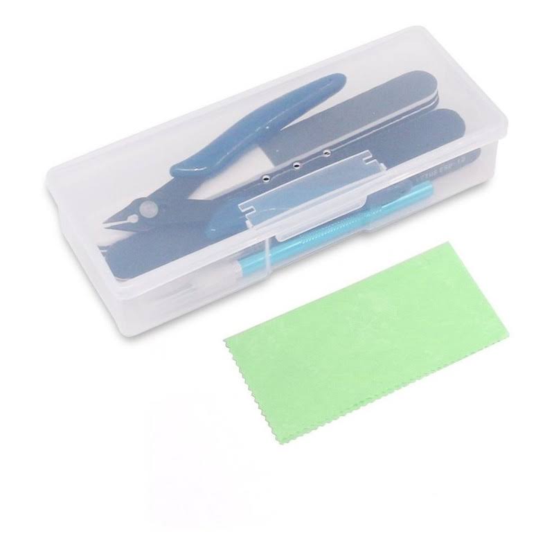 Rustark 9pcs Gundam Model Tools Kit Hobby Building Tools Craft Set for Basic Model Building Repairing and Fixing