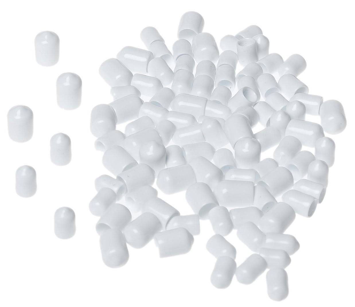 ClosetMaid 75350 24 Large and 60 Small End Caps White 84-Pack