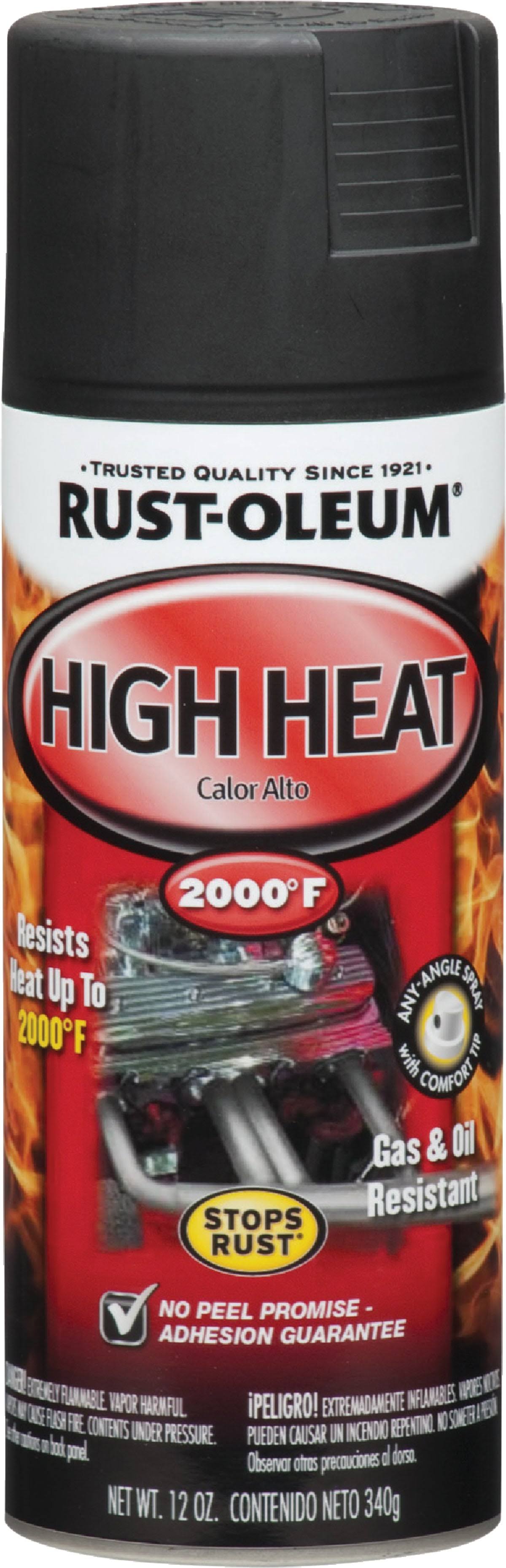 Rust-Oleum Automotive Flat Black High Heat Spray Paint 12 oz. 248903