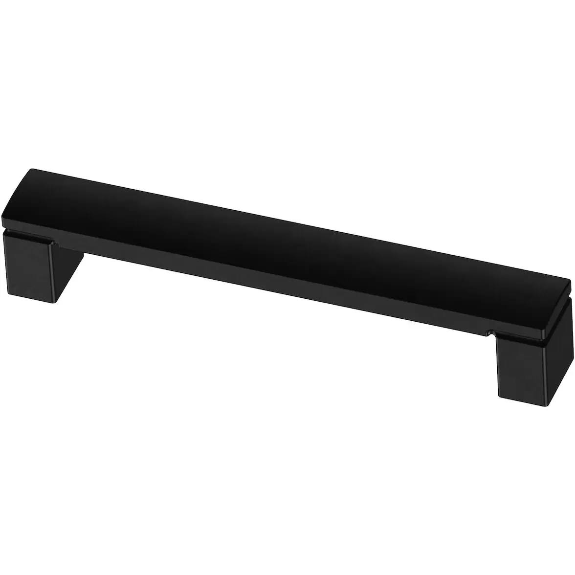 Liberty Simply Geometric 5-1/16 in. (128mm) Center-to-Center Matte Black Drawer Pull