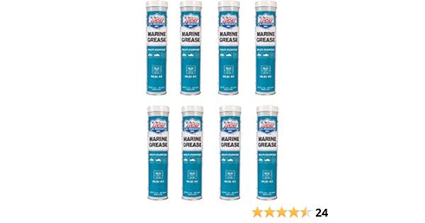 Lucas Oil 10320 Marine Grease Cartridge, 14 oz. (8)
