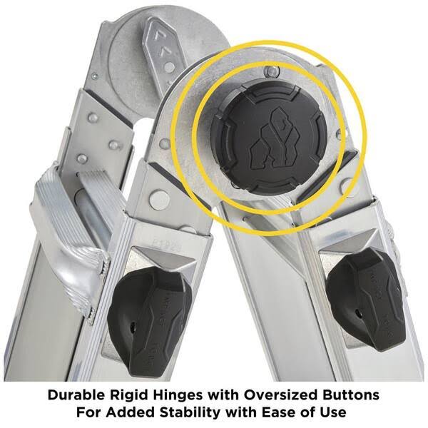 Gorilla Ladders 14 ft. Reach MPXA Multi-Position Ladder/Step Platform (Combo-Pack)