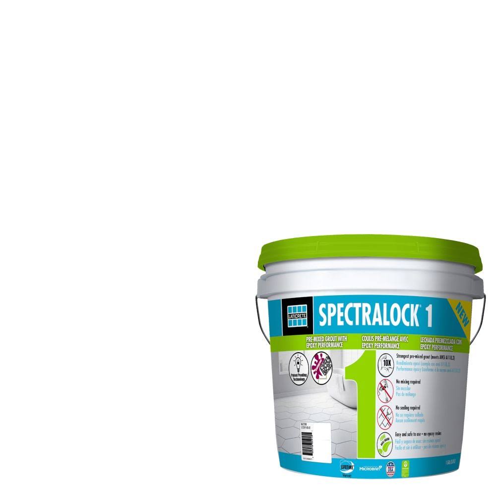 Laticrete SpectraLOCK 1 Pre-Mixed Grout #44 Bright White