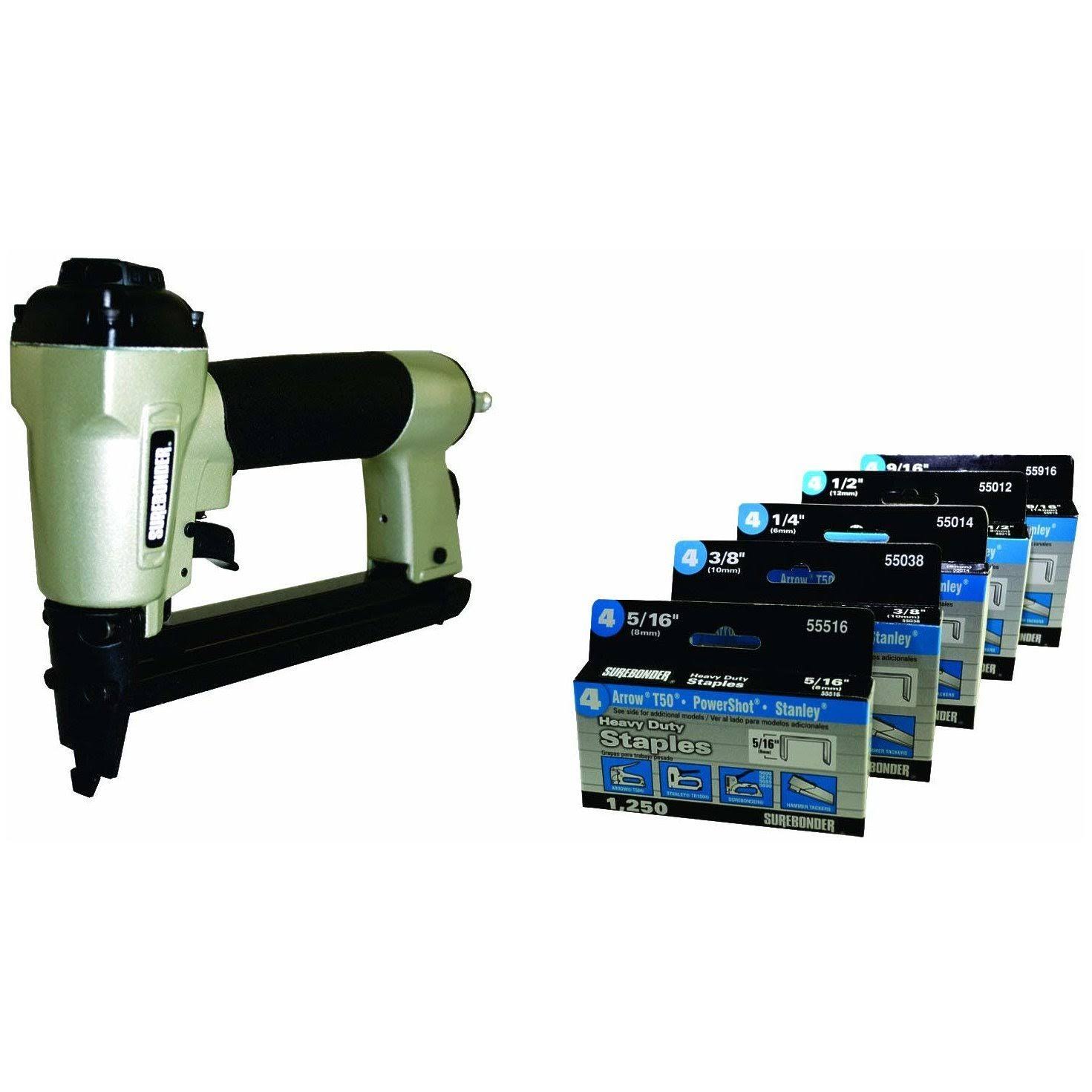 Surebonder 9600AK Pneumatic Heavy Duty Standard T-50 Type Stapler Kit