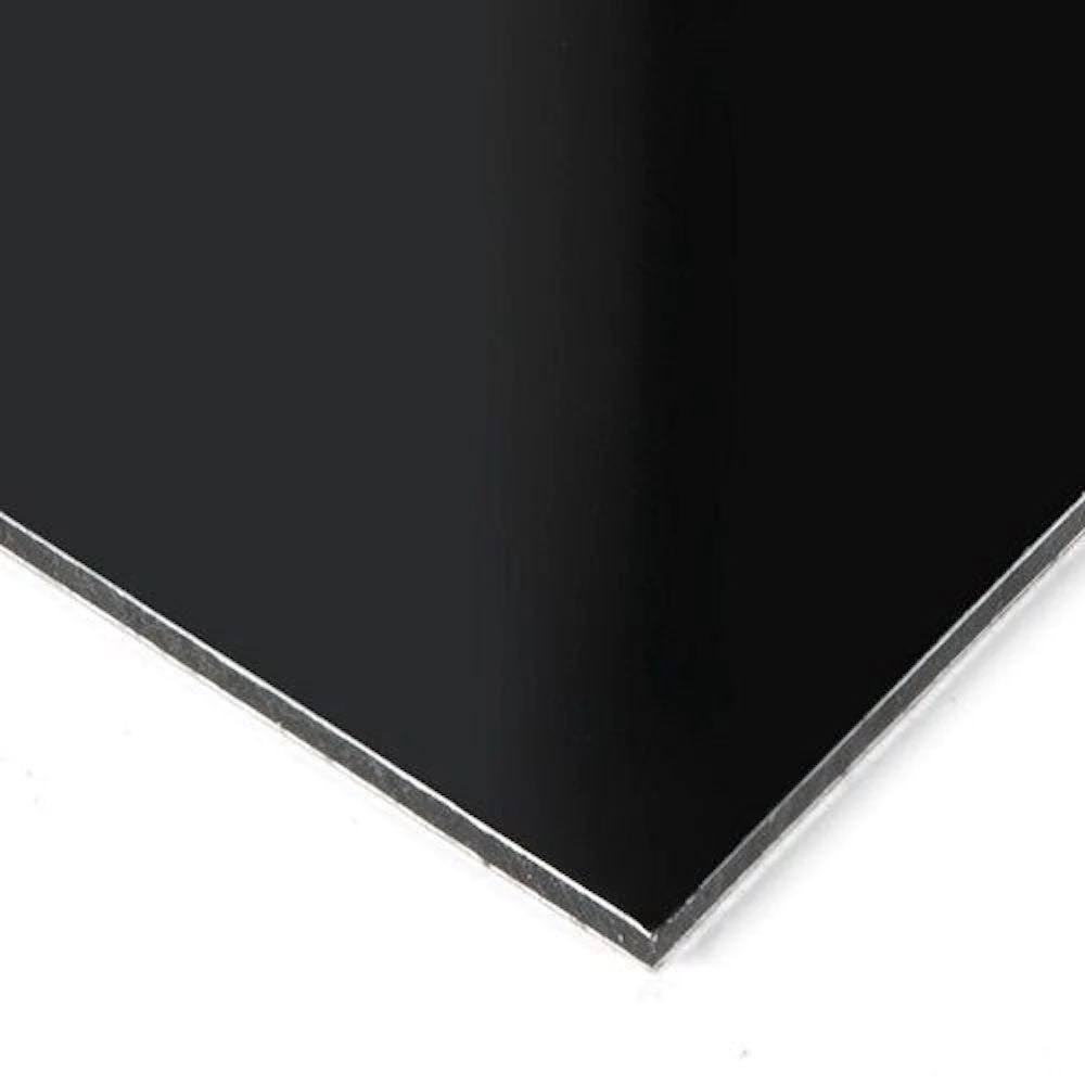 Falken Design 24 in. x 60 in. x 1/8 in. Thick Aluminum Composite ACM Black Sheet