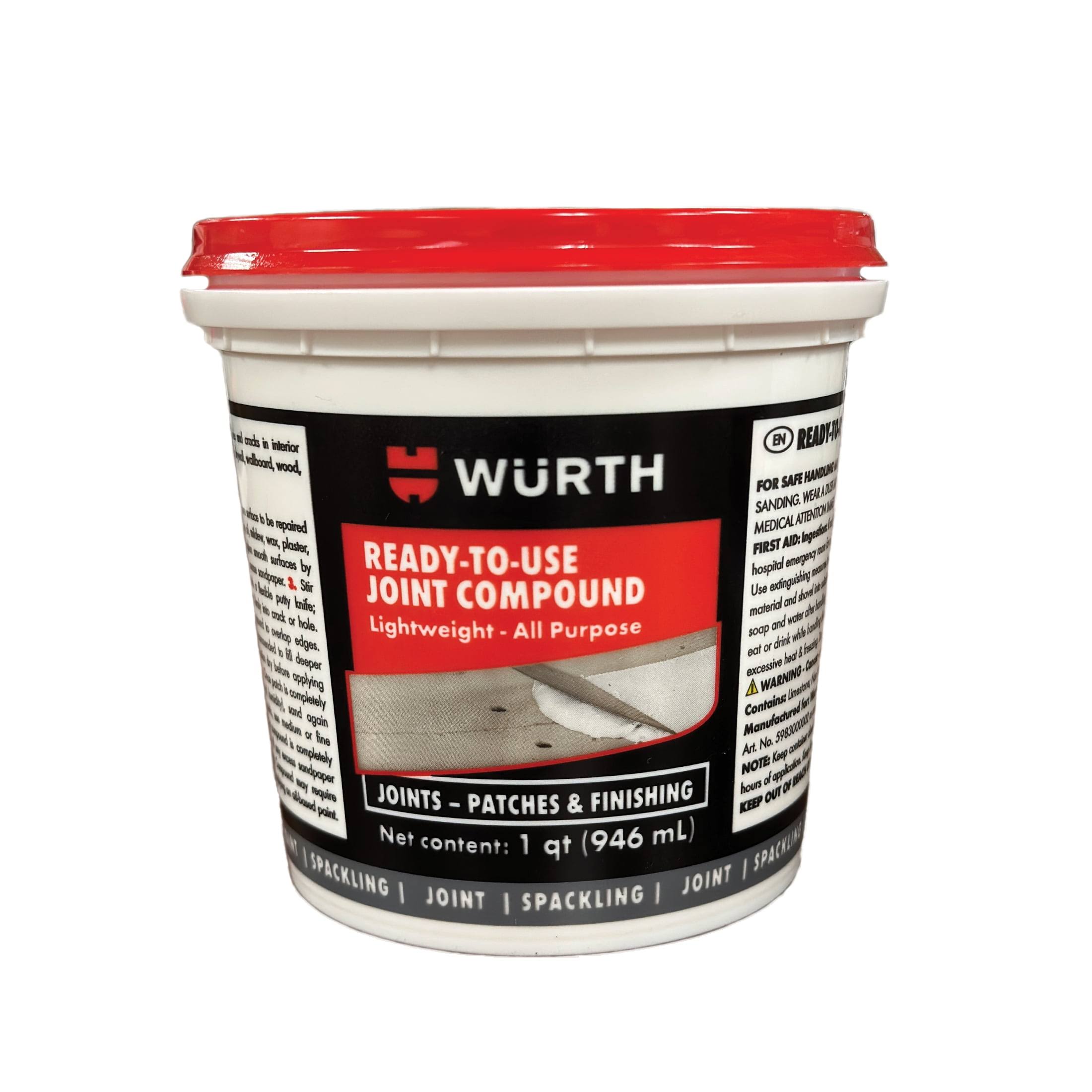 Wurth Ready-to-Use Lightweight Joint Compound 32oz (1 quart)