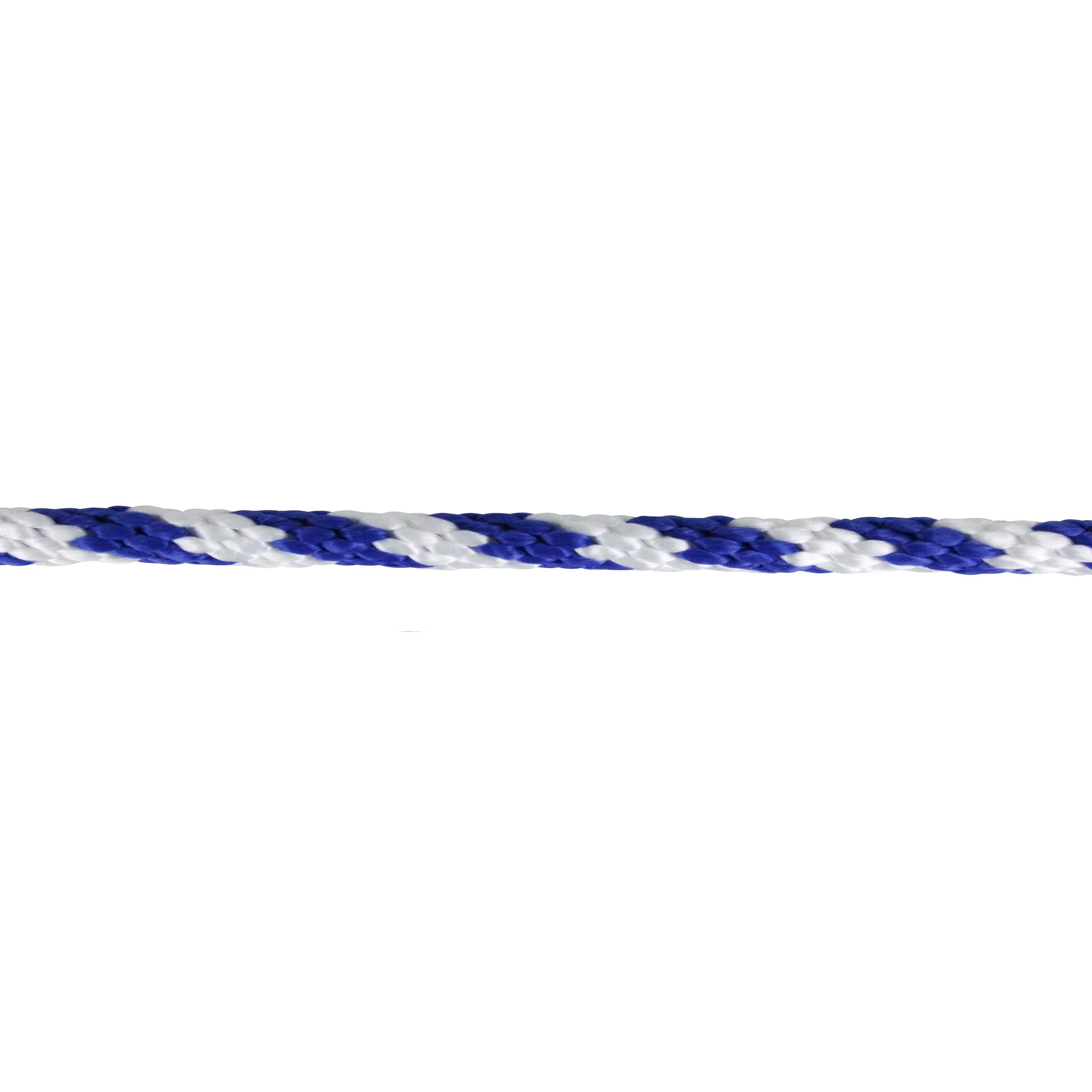 Extreme Max Solid Braid MFP Utility Rope- 1/2in x 10' Blue / White 3008.0217
