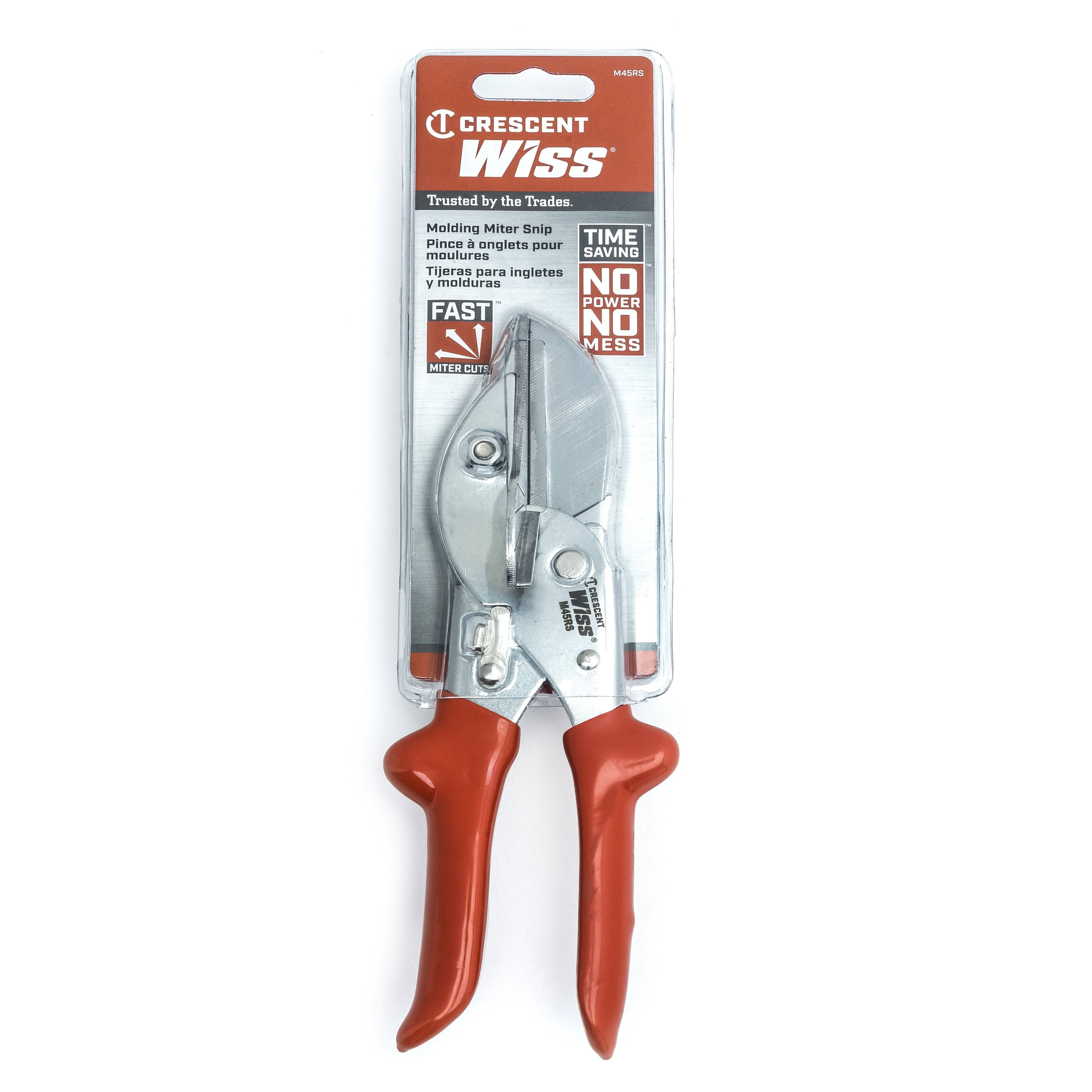 Wiss M45RS Molding Miter Snips, 8-1/2