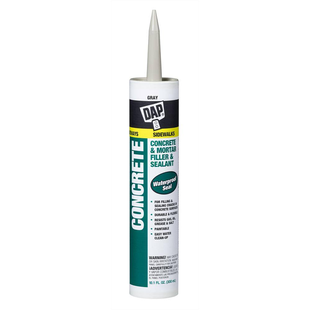 DAP Concrete and Mortar Filler and Sealant, Gray- 10.1 fl oz tube
