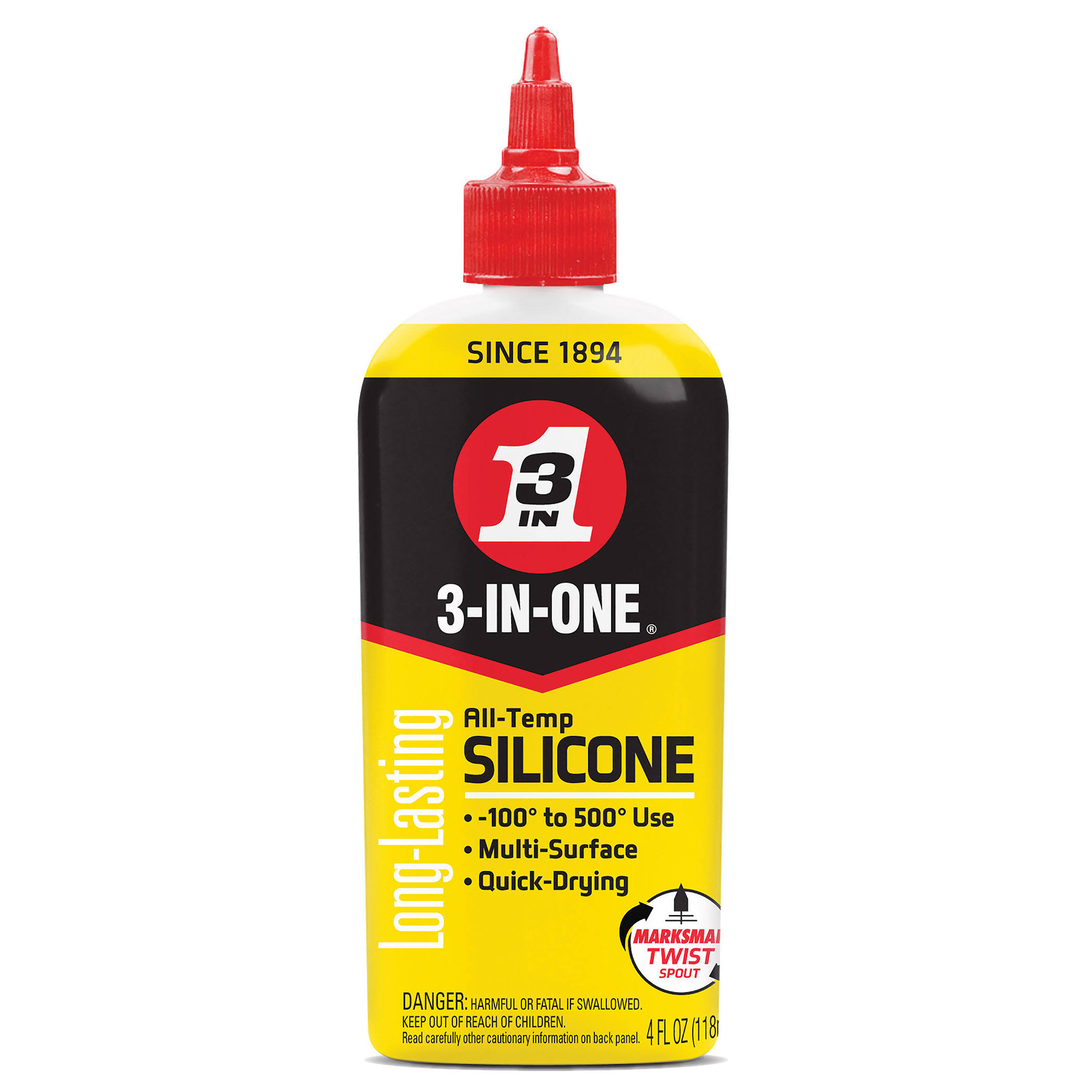 WD-40 3-In-One Professional Silicone Lubricant- 4 fl oz bottle