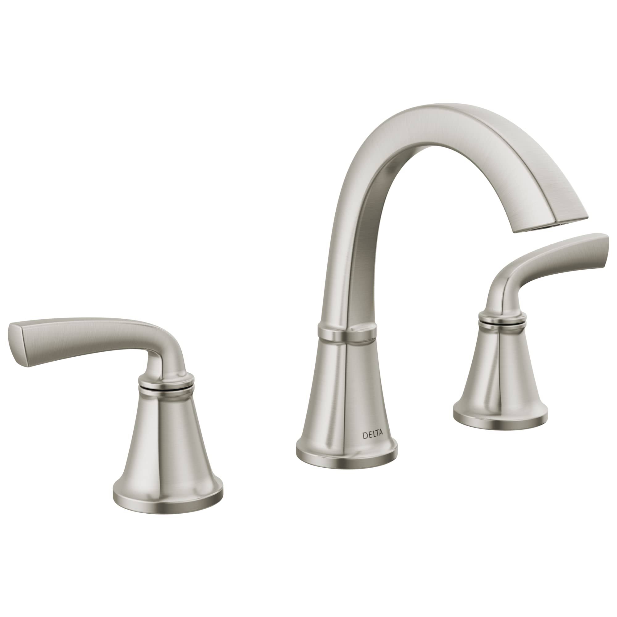 Delta Geist Two Handle Widespread Bathroom Faucet 35864LF SpotShield Brushed Nickel