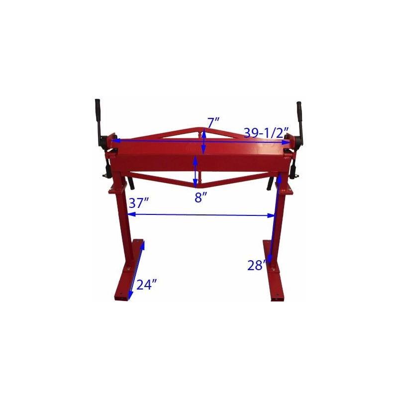 Central Machinery 36 in. Bending Brake with Stand Hardware 62518