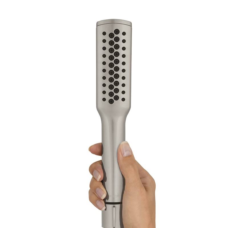 Waterpik High Pressure Pulsating Shower Wand and Rain Shower Head Combo with Extra-Long 8-Foot Metal Hose, HairWand Pulse Spa System 12 Spray Modes