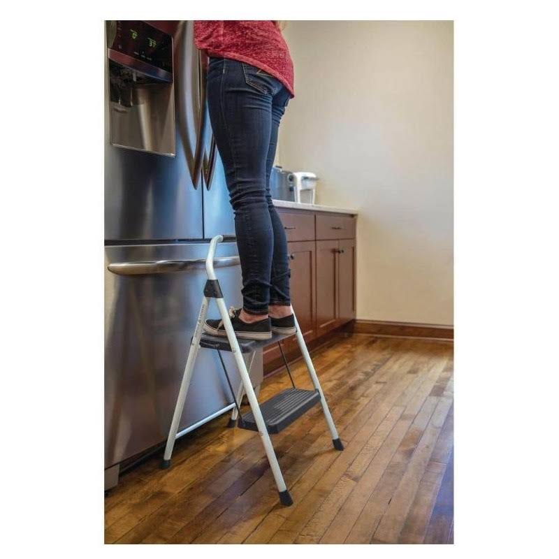 Gorilla Ladders 2-Step Compact Steel Step Stool, 225 lbs. Load Capacity Type II Duty Rating