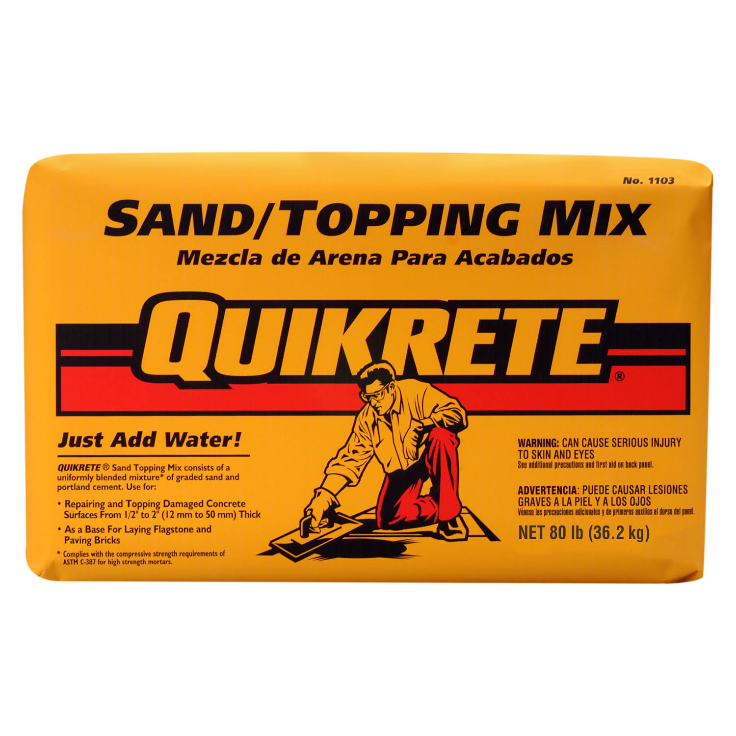 Quikrete Sand/Topping Mix, 80-Lbs.