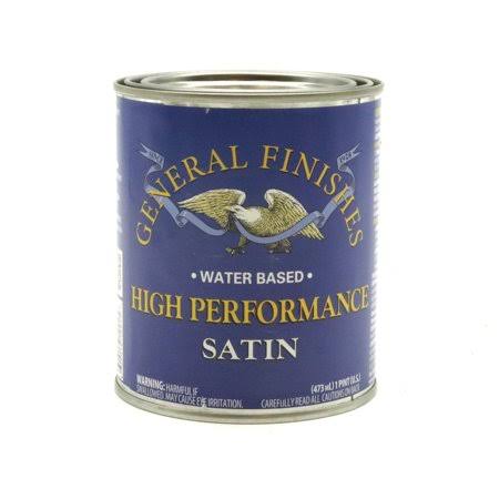 General Finishes Water Based High Performance Topcoat Satin / Pint