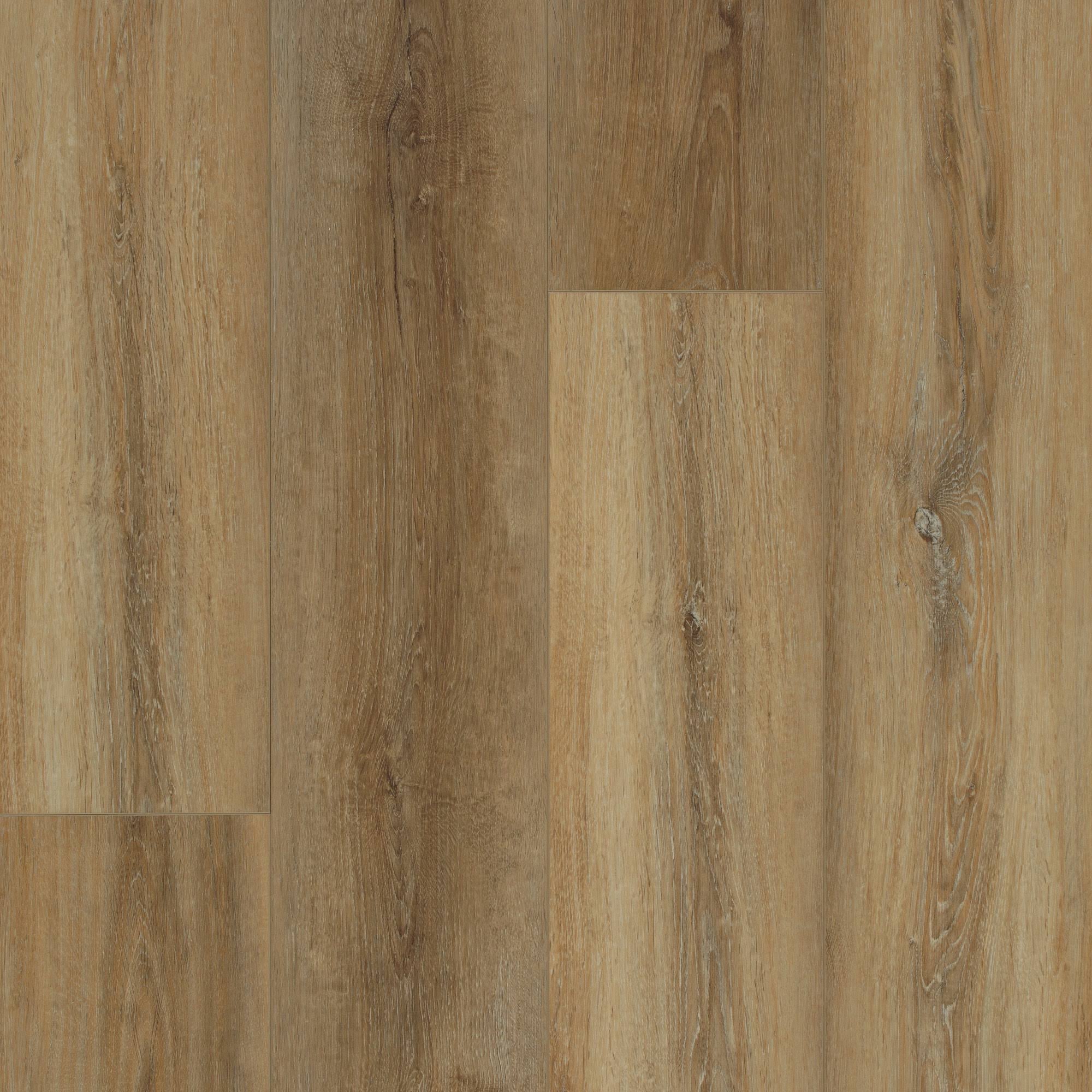 SMARTCORE Ultra XL Sherwood Oak 12-mil x 9-in W x 72-in L Waterproof Interlocking Luxury Vinyl Plank Flooring in Brown | LX93707208