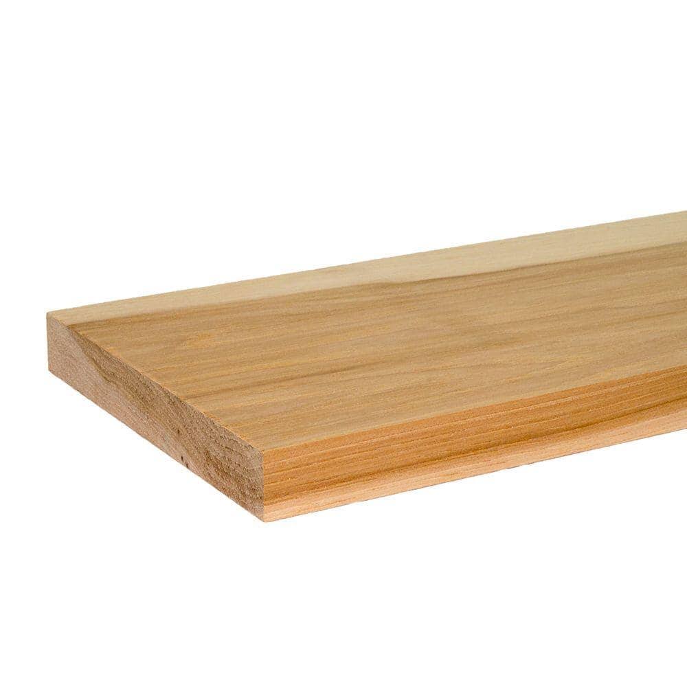 Builders Choice 1 in. x 6 in. x 8 ft. S4S Hickory Board