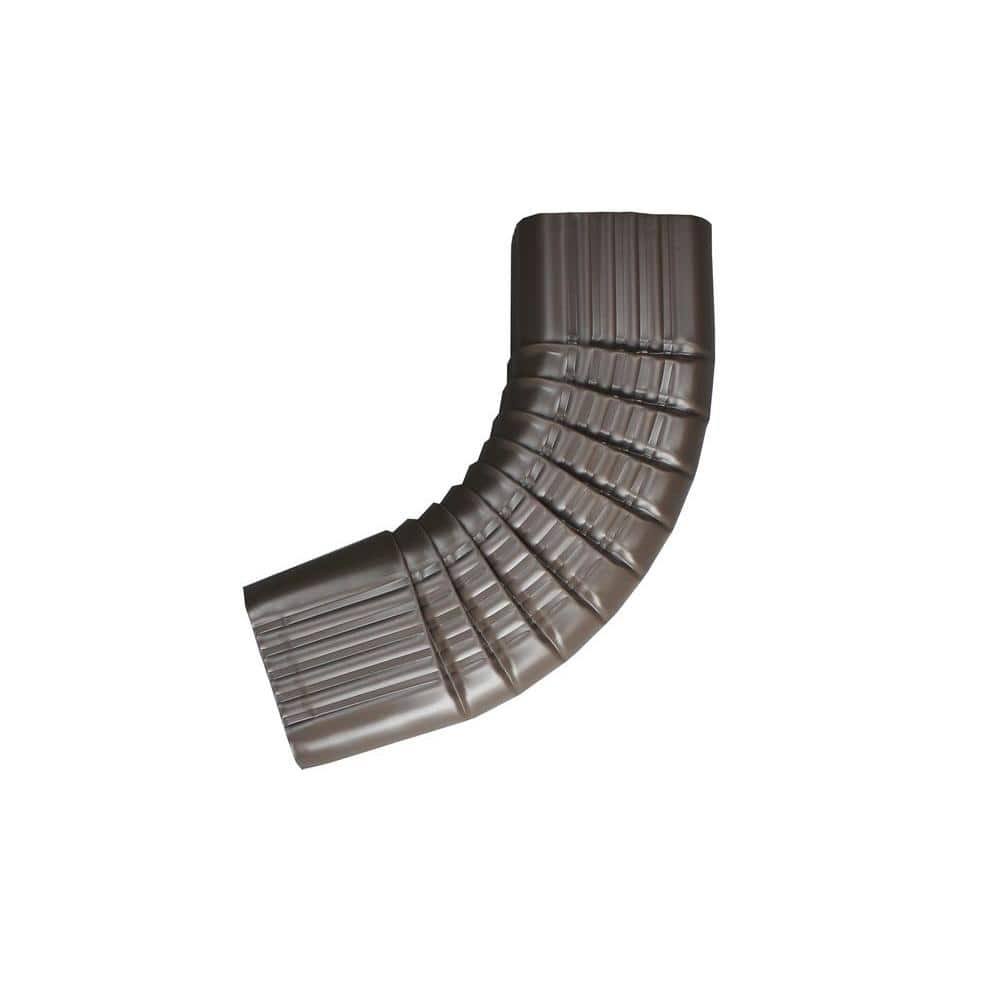 Spectra Metals 3 in. x 4 in. Musket Brown Aluminum Downpipe- B Elbow