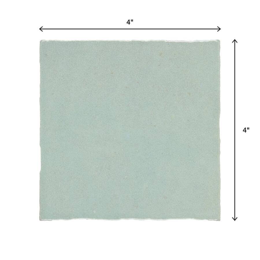 Marazzi Zellige Neo Bosco Glossy 4 in. x 4 in. Glazed Ceramic Undulated Wall Tile (7.98 Sq. ft./Case)