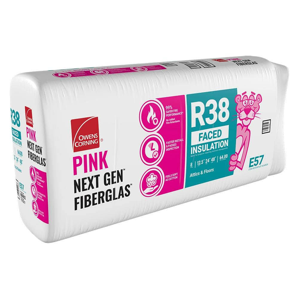 Owens Corning R-38 Kraft Faced Fiberglass Insulation Batt 24 in.