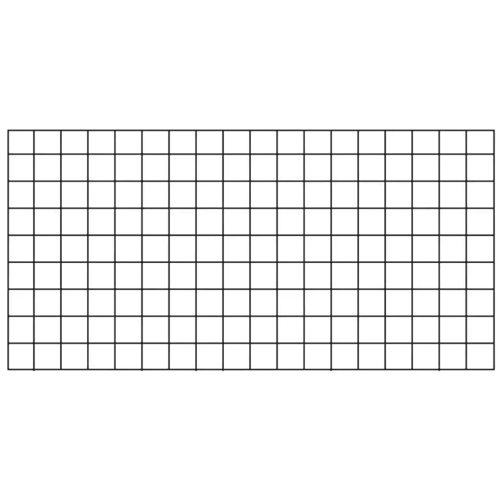 36 in. x 72 in. Wild Hog Black Metal Railing Panel (5-Pack) 36WHB5PK