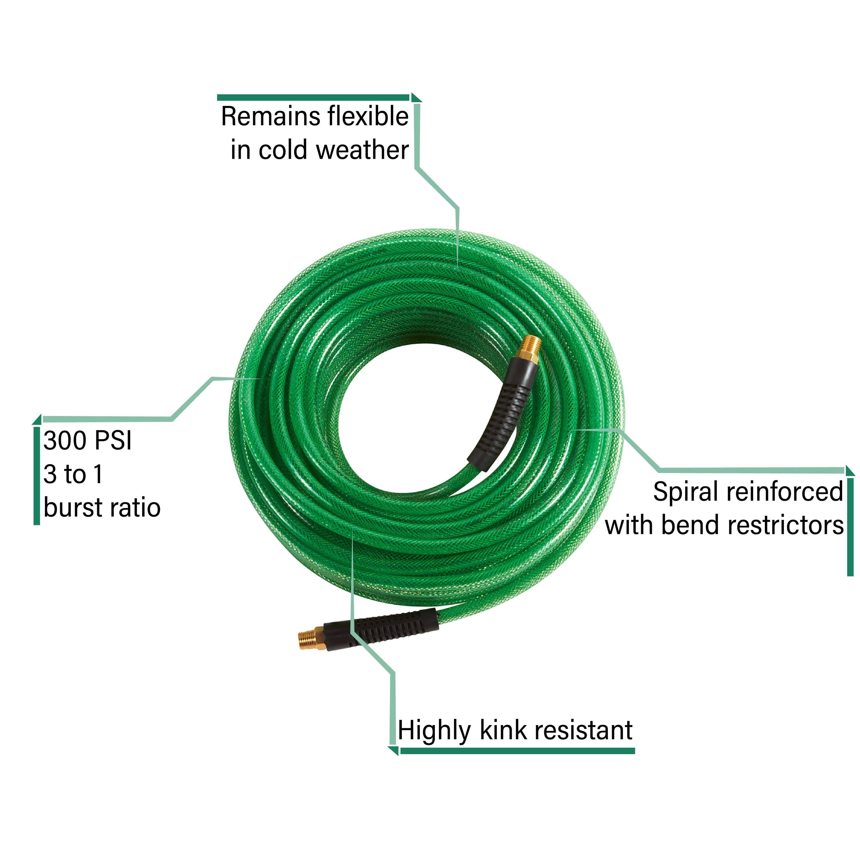 Metabo HPT Professional Grade Polyurethane Air Hose 50 ft. x 1/4 in.