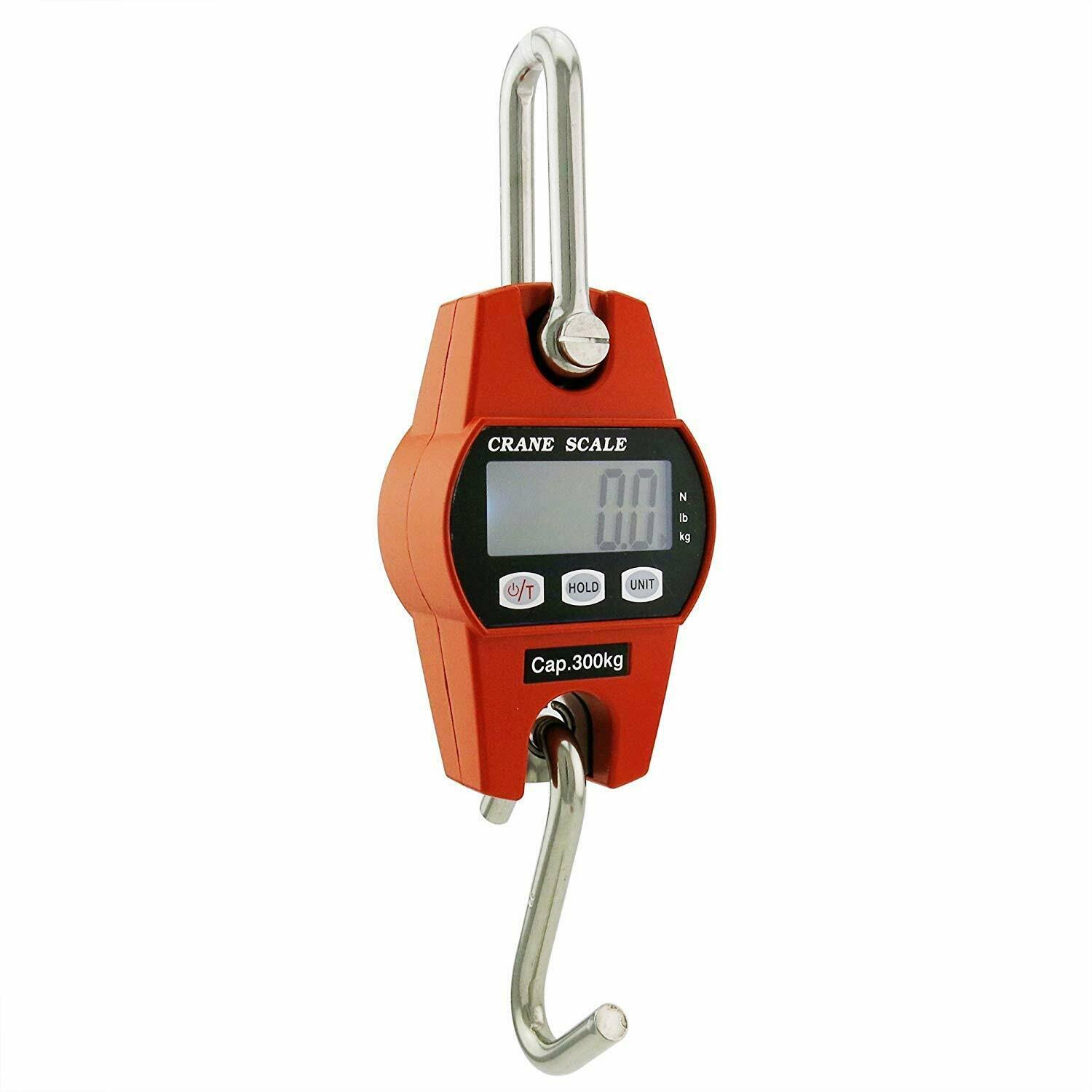 Outmate Mini Digital Crane Scale 300kg/600lbs with LEDAluminium Alloy