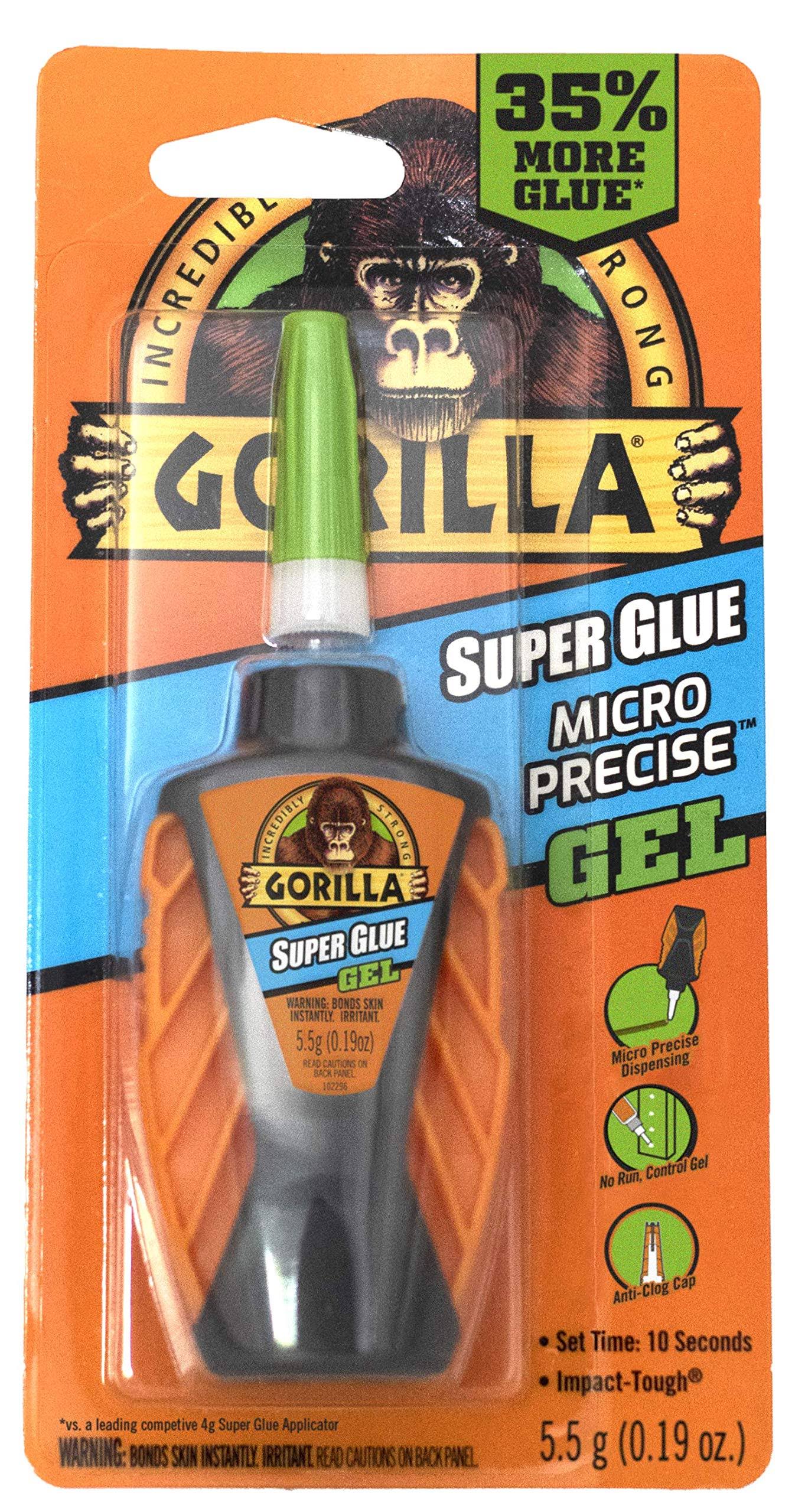 Gorilla Super Glue Gel, Micro Precise- 5.5 g
