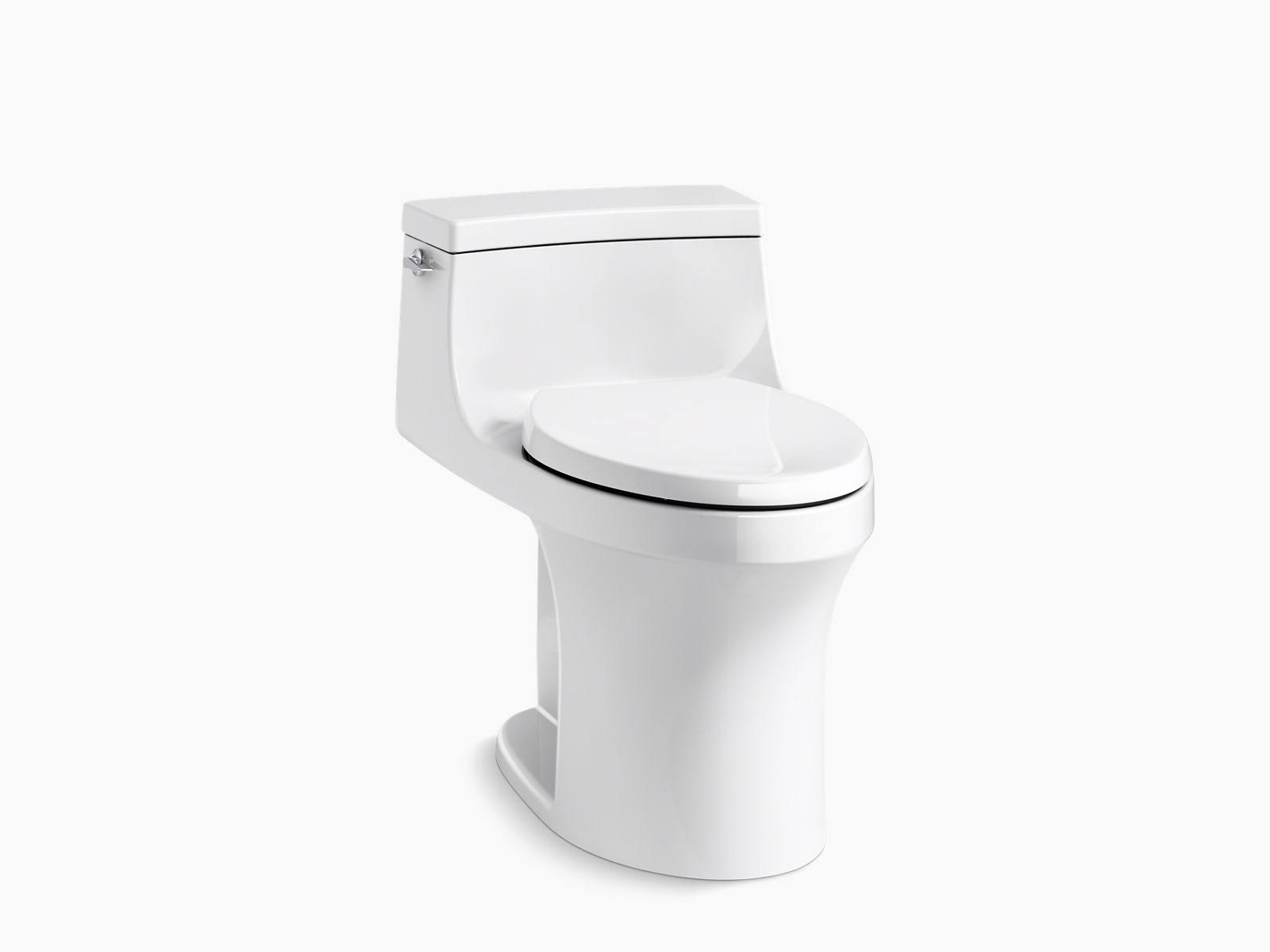 Kohler K-5172 San Souci 1.28 GPF Elongated One-Piece Comfort Height Toilet with White