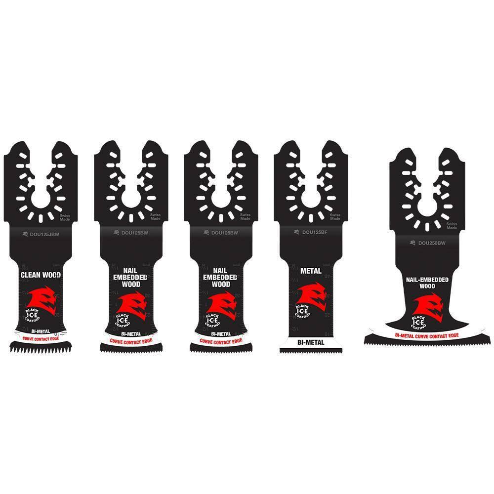 Diablo Universal Fit Wood and Metal Oscillating Blade Set (5-Piece)