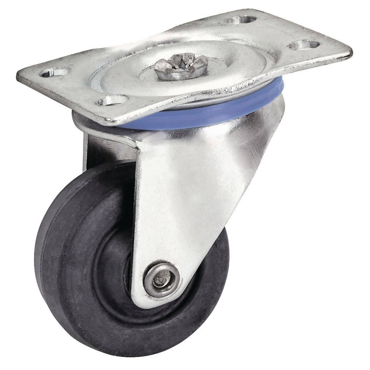 * Central Machinery 41519- 1-5/8 in. Rubber Light Duty Swivel Caster