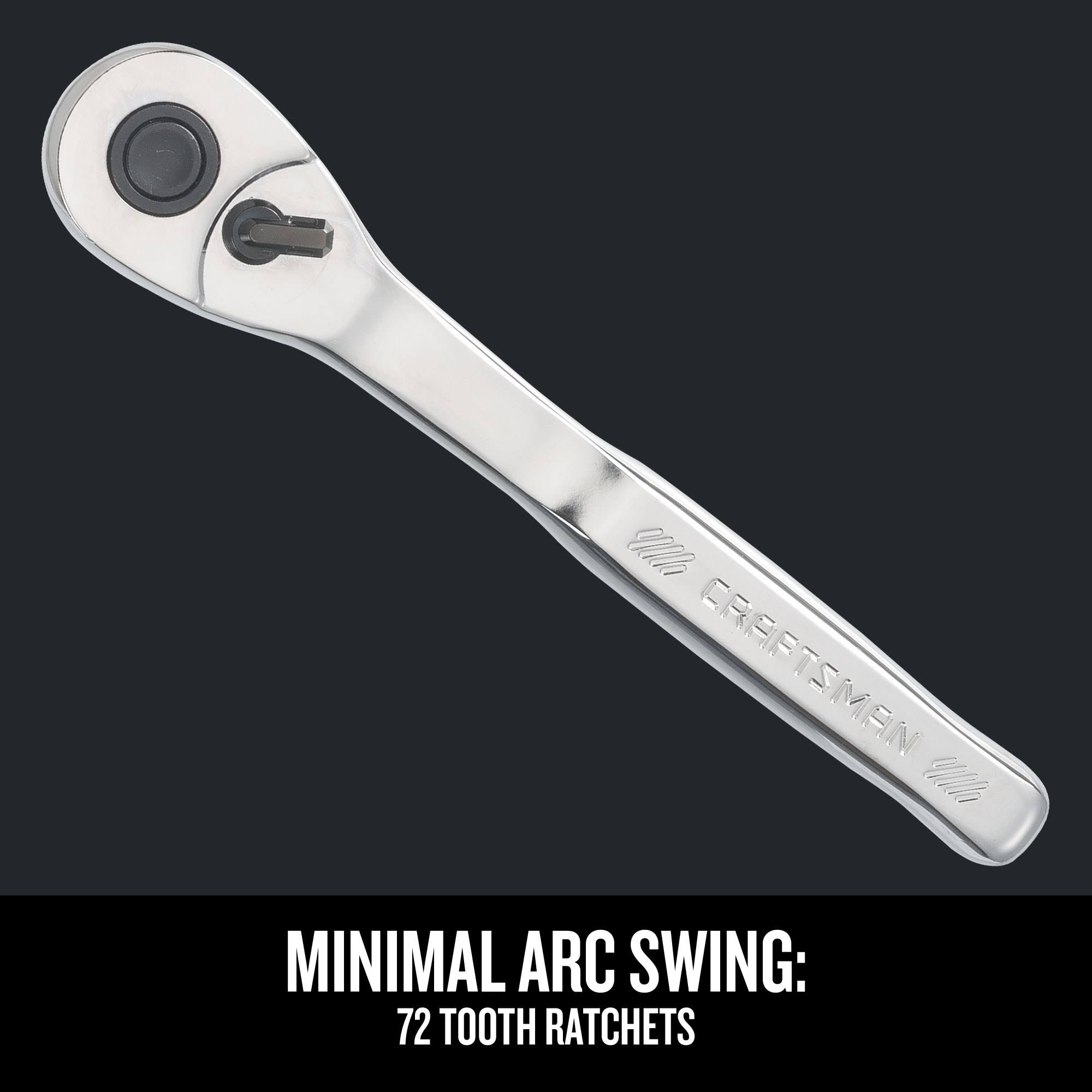 Craftsman CMMT45307 262-Piece Standard (SAE) and Metric Combination Polished Chrome Mechanics Tool Set (1/4-in; 3/8-in; 1/2-in;)