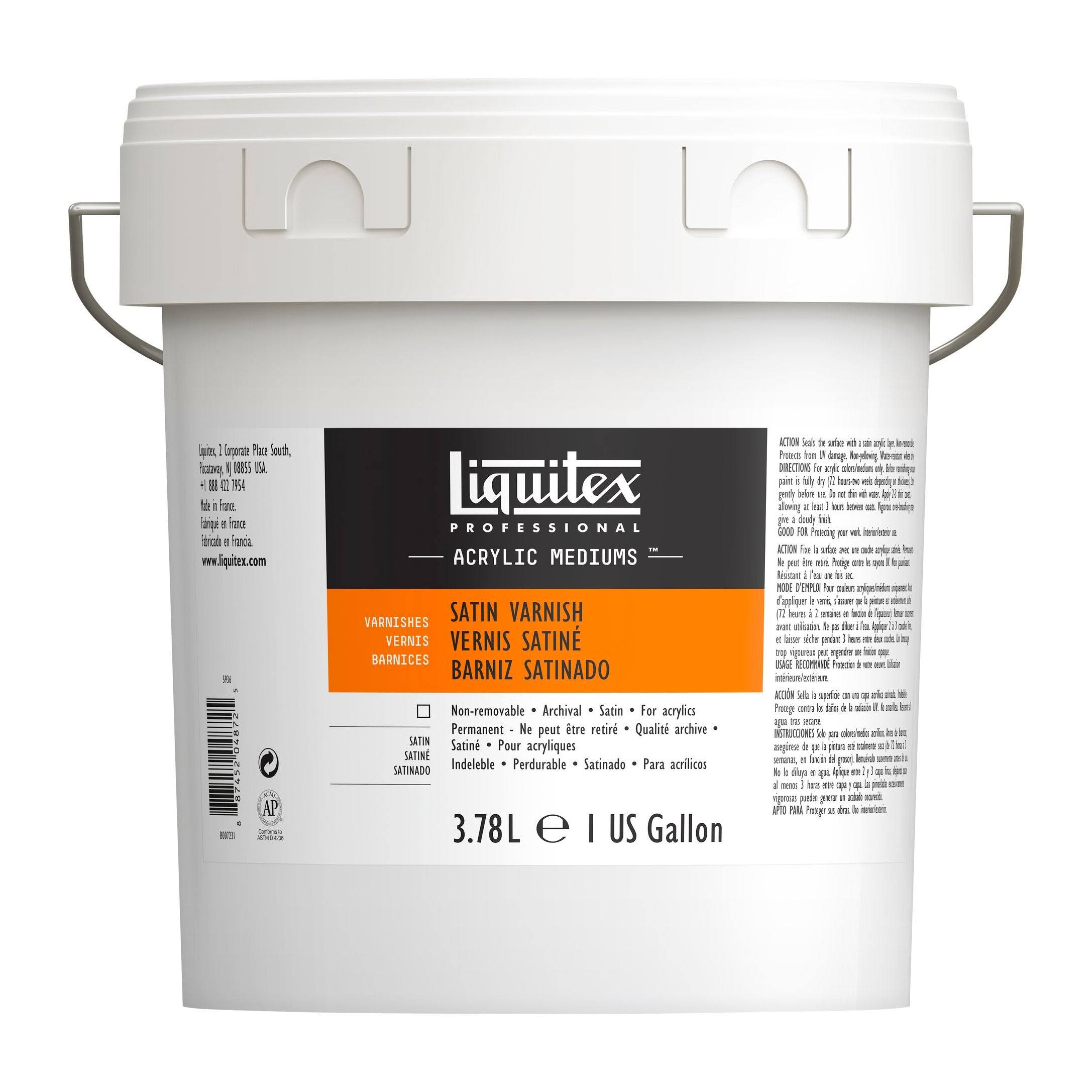Liquitex- Satin Varnish- 8 oz.