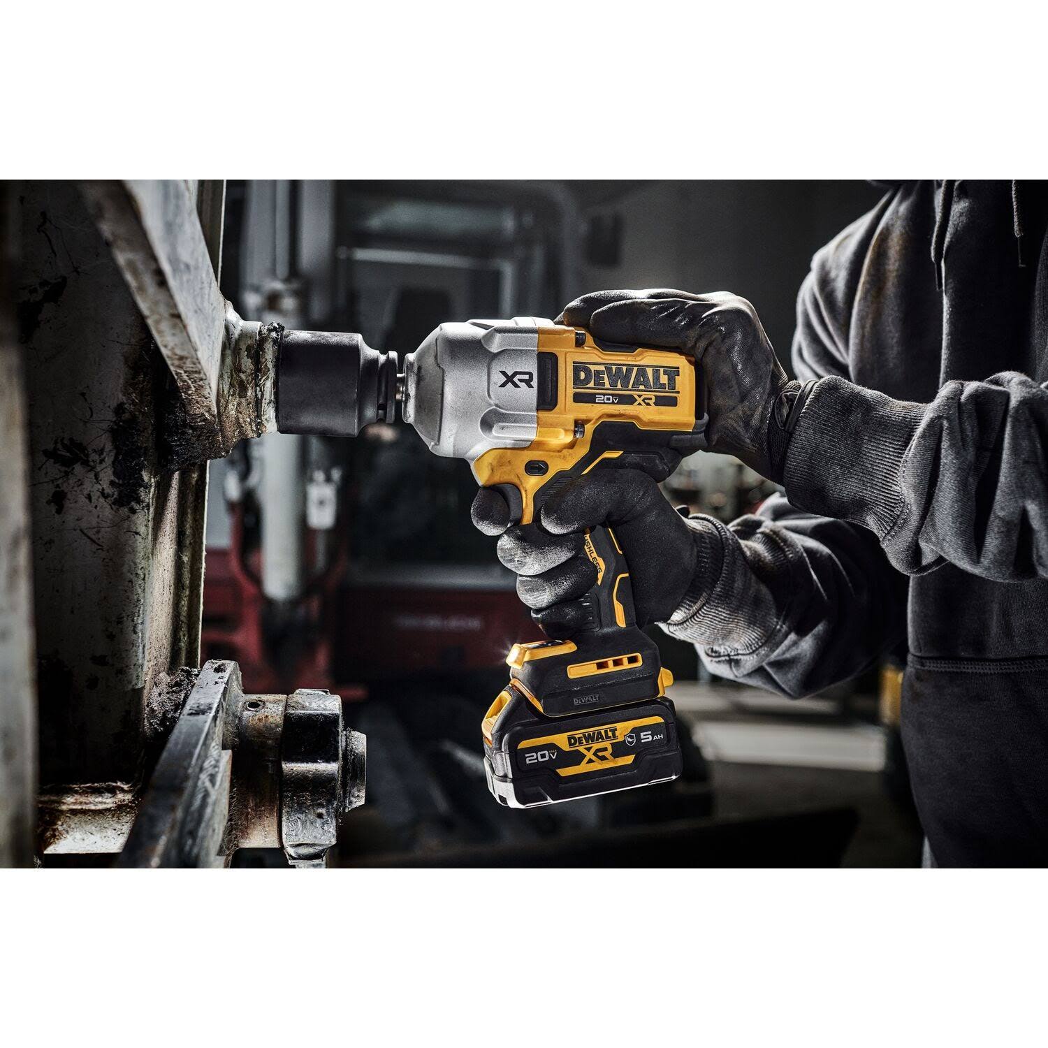 DeWalt DCF961B 20V Max XR Brushless Cordless 1/2 in High Torque Impact Wrench with Hog Ring Anvil (Tool Only)