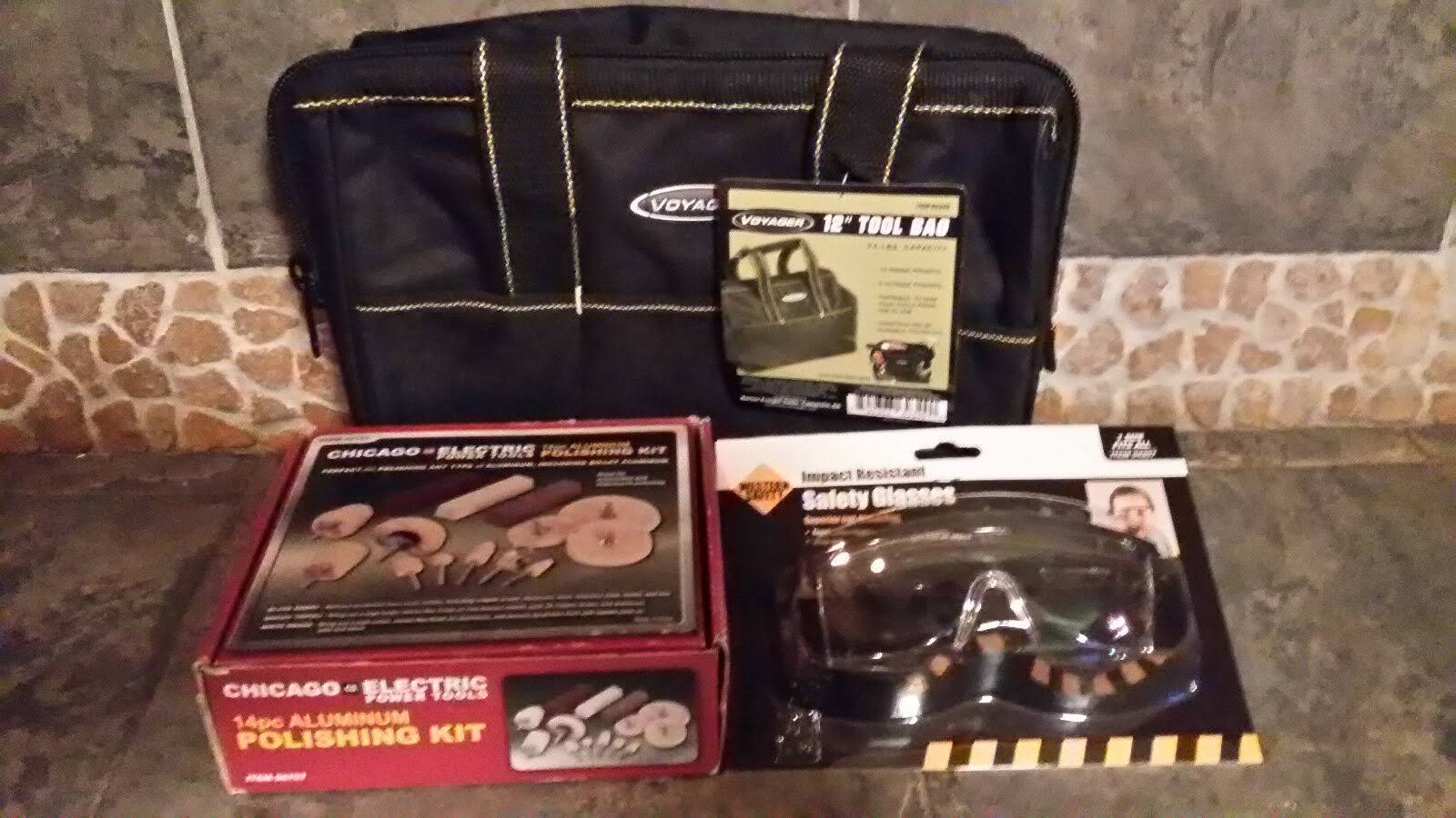 Assorted Aluminum Polishing Kit with 1/4 in. Shank 14 Pc.