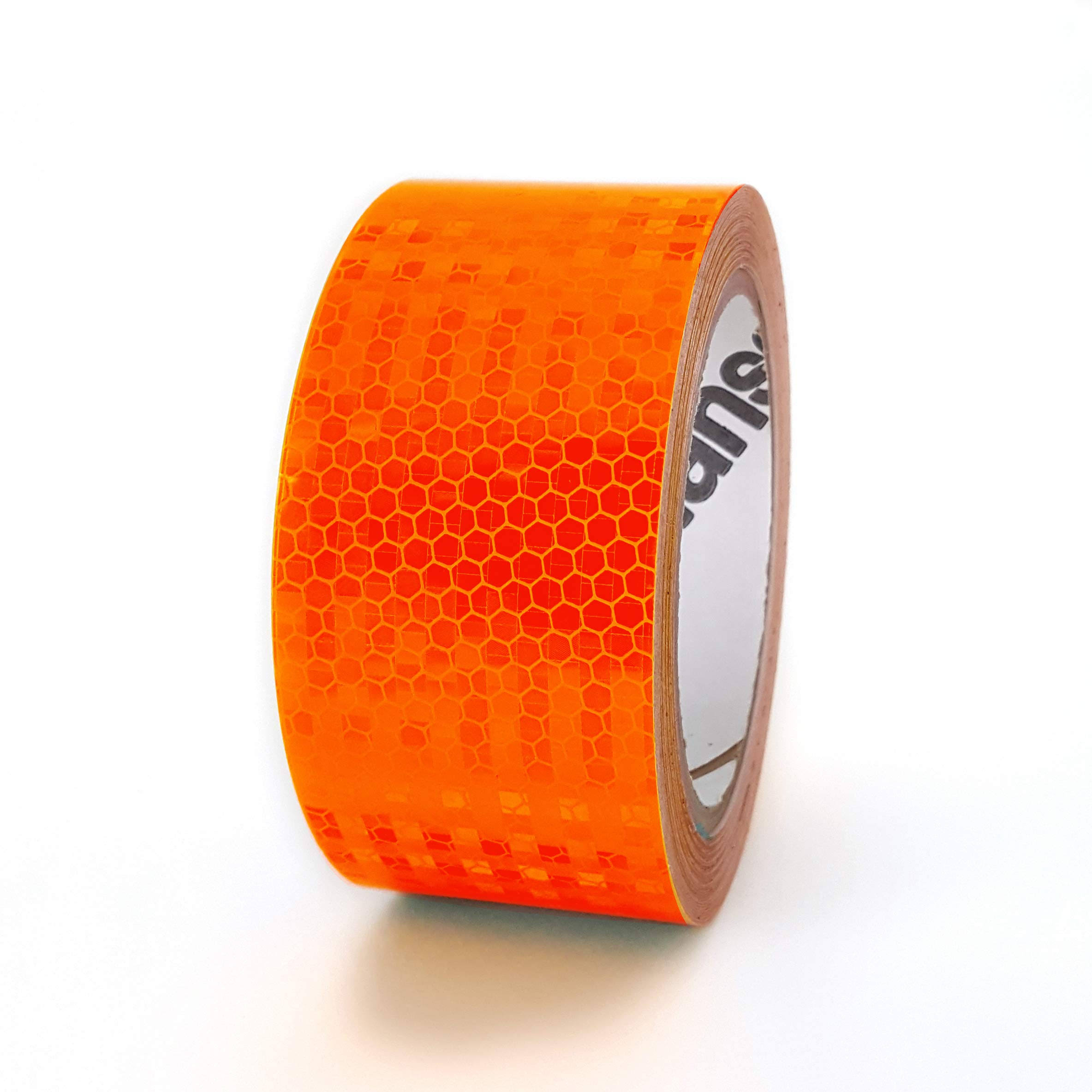 2 inch (50mm) High Intensity Retro Reflective Tape ,Orange[1 Roll]