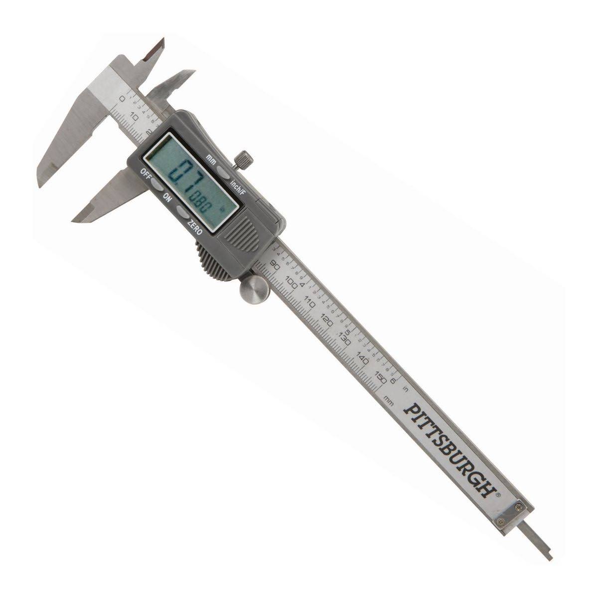 6 in. Digital Caliper with SAE and Metric Fractional Readings 63731