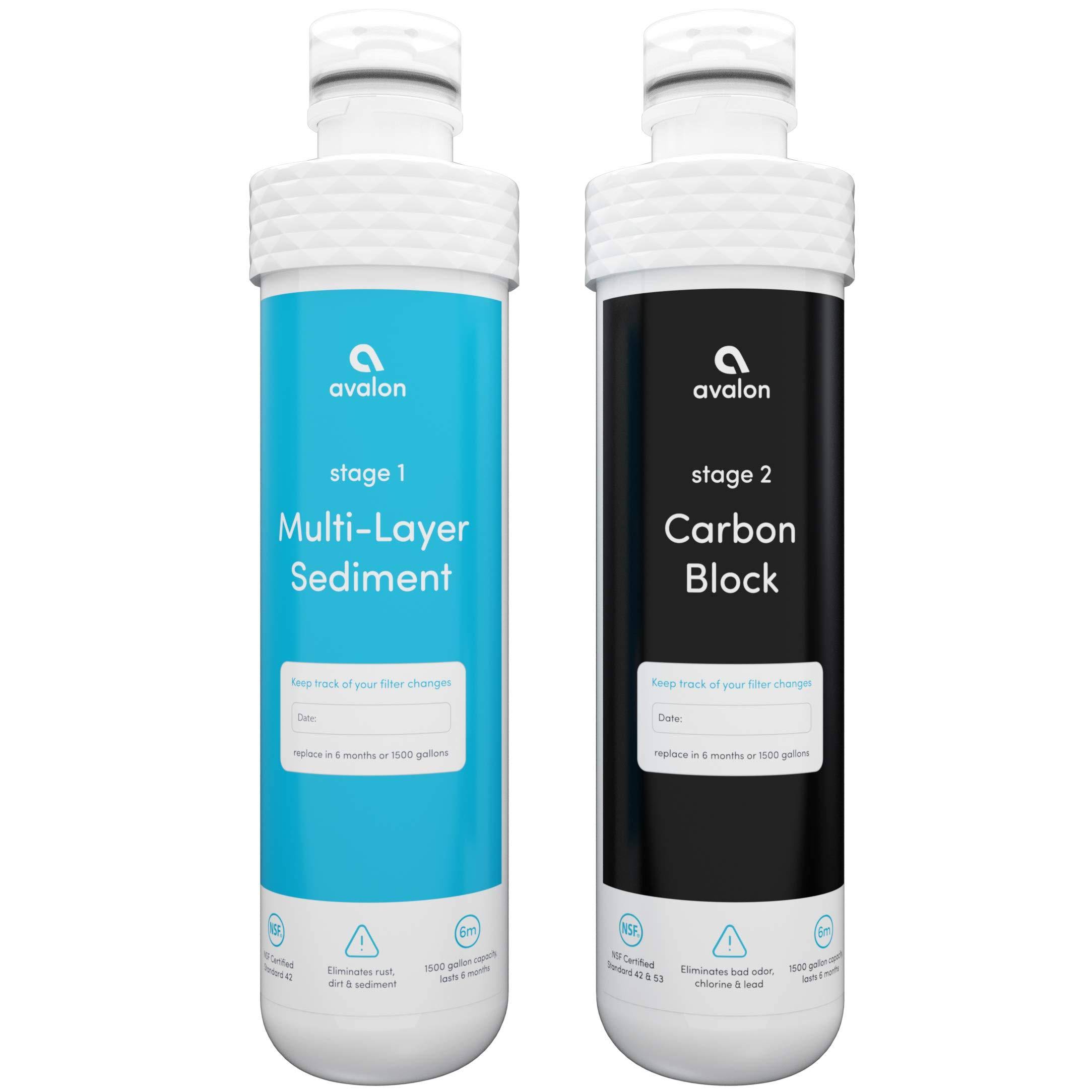 Avalon 2 Stage Replacement Filters for Avalon Branded Bottleless Water Coolers