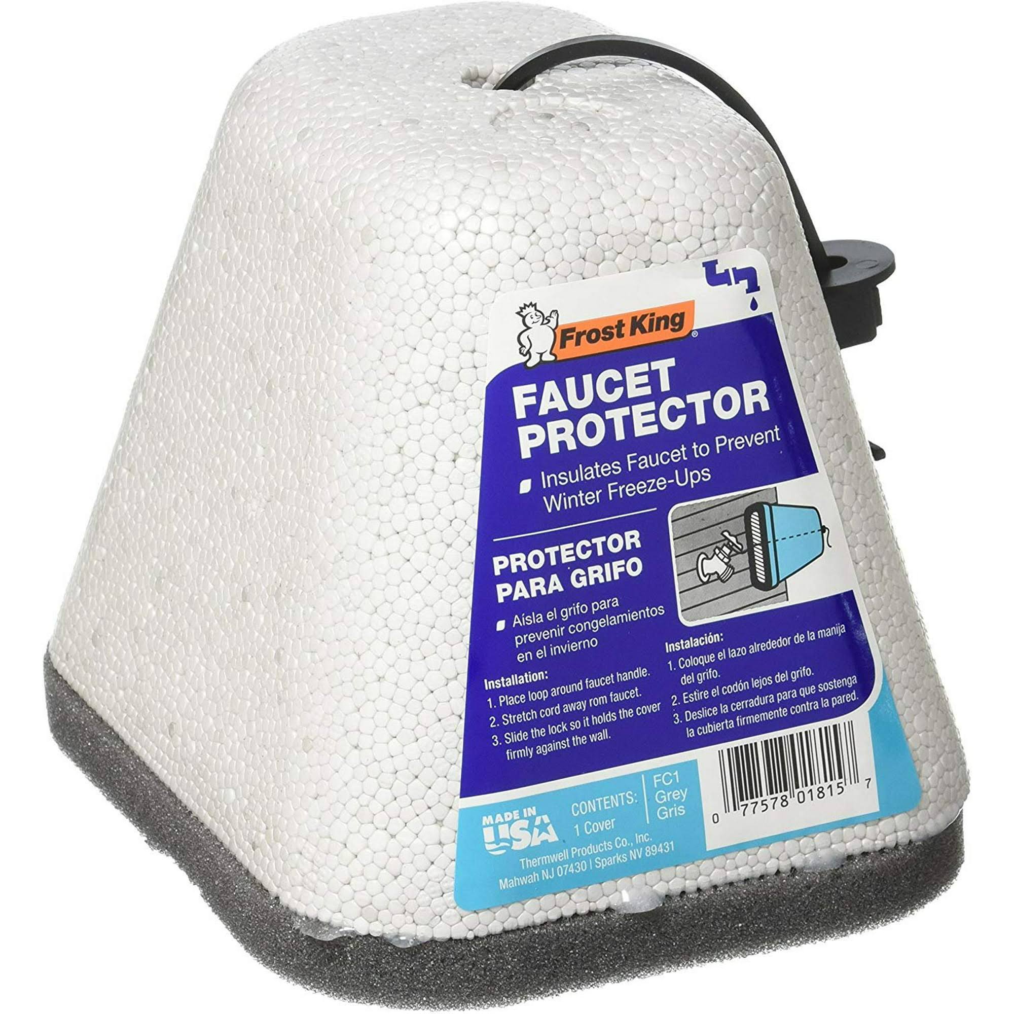 Frost King FC1 Outdoor Foam Faucet Cover, to Prevent Freeze (2 Pack)