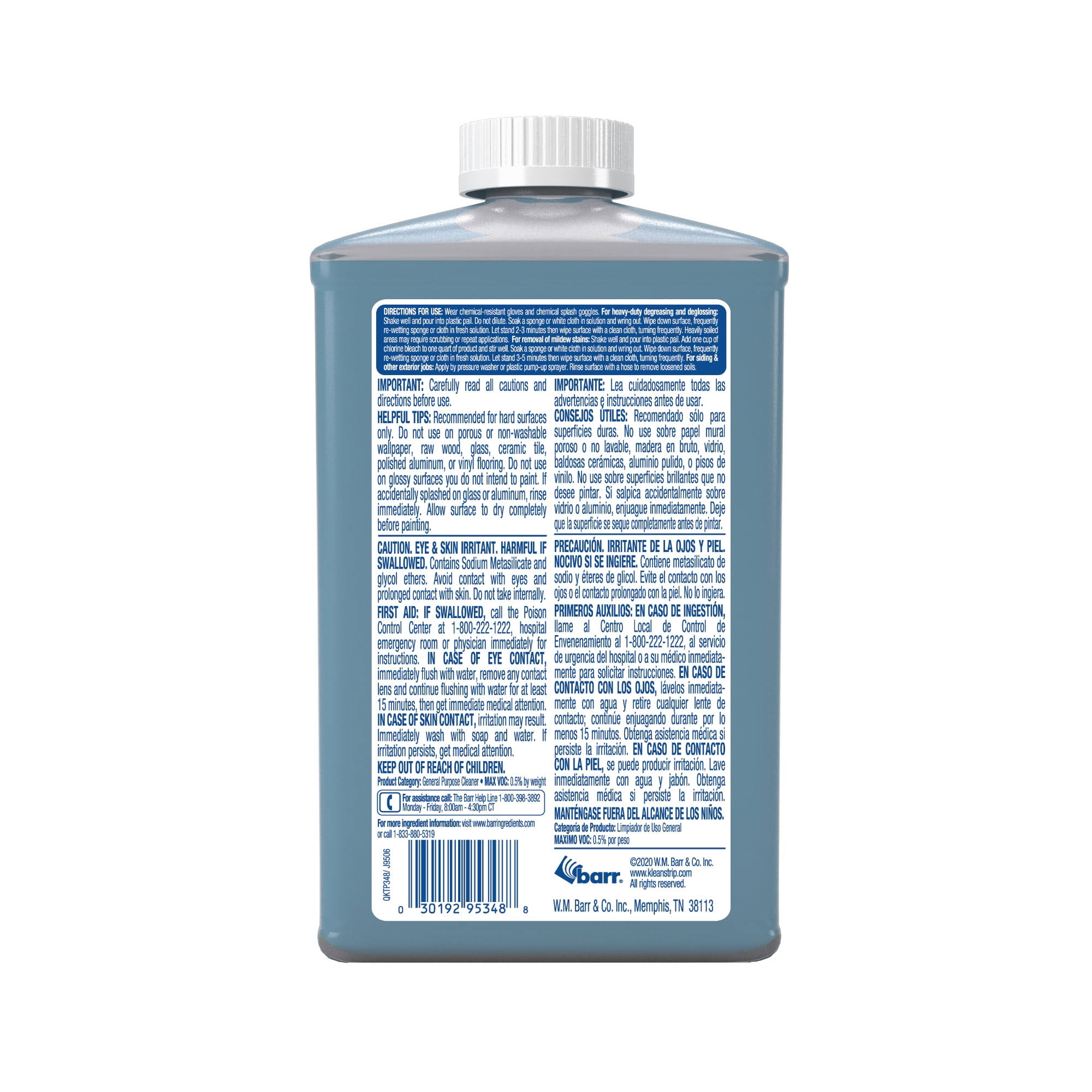 Klean Strip TSP substitute 1 qt