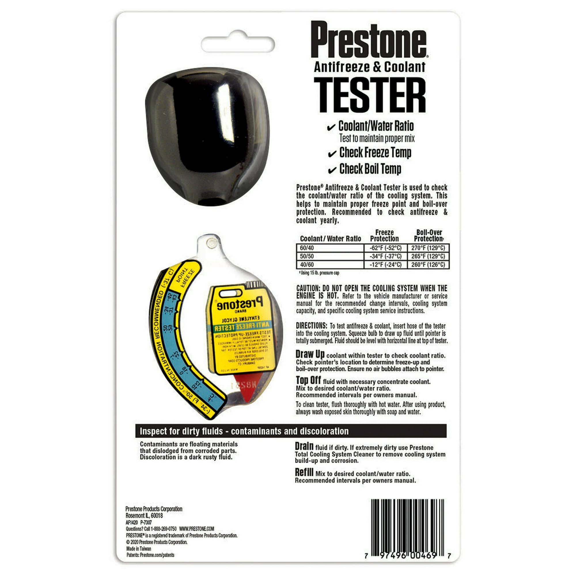 Prestone Tester, Antifreeze/Coolant