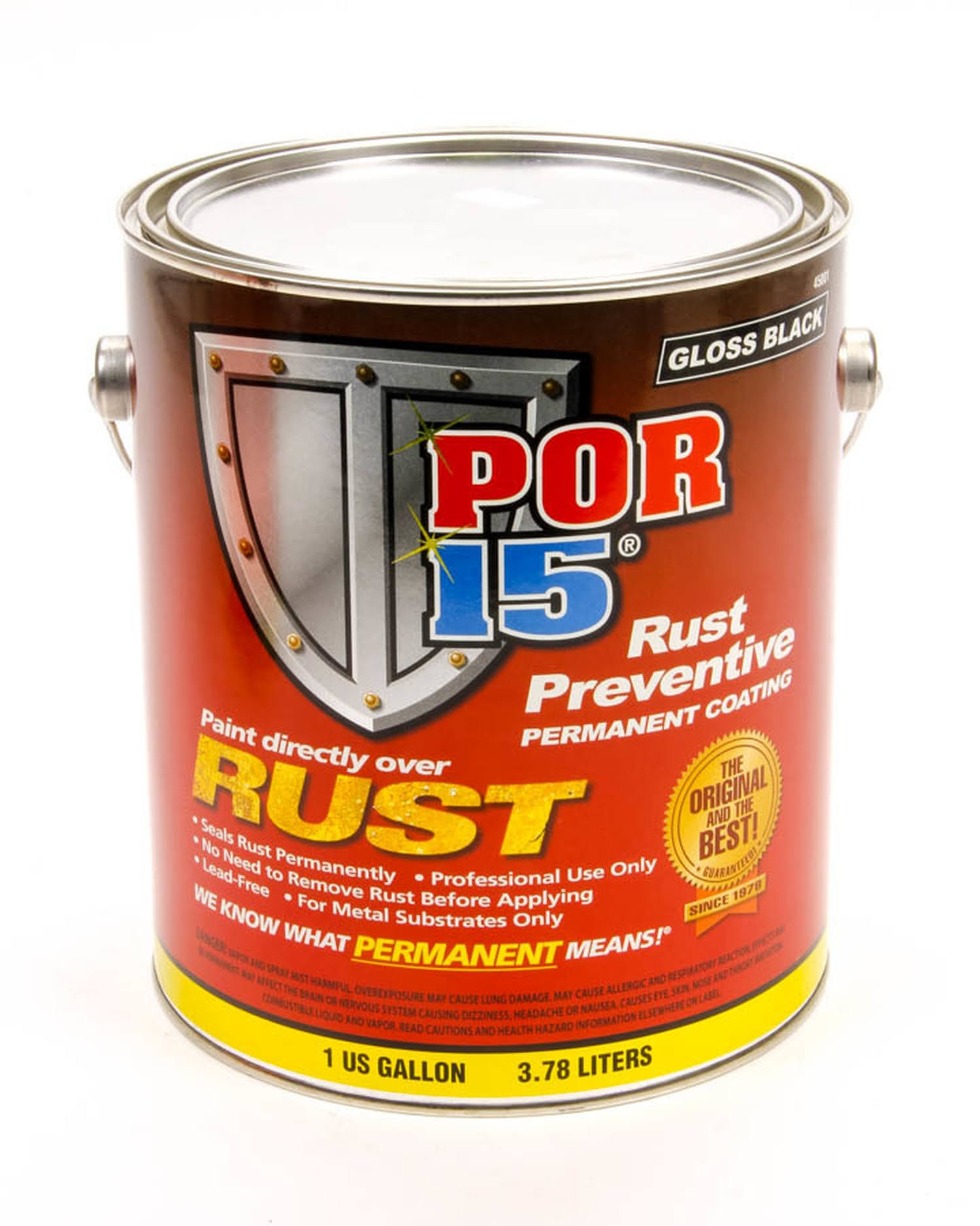 POR-15- Rust Preventive Gloss Black Gallon 45001