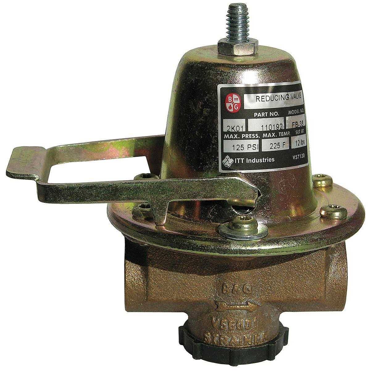 Bell & Gossett Fb-38 Water Pressure Reducing Valve,1/2 in.