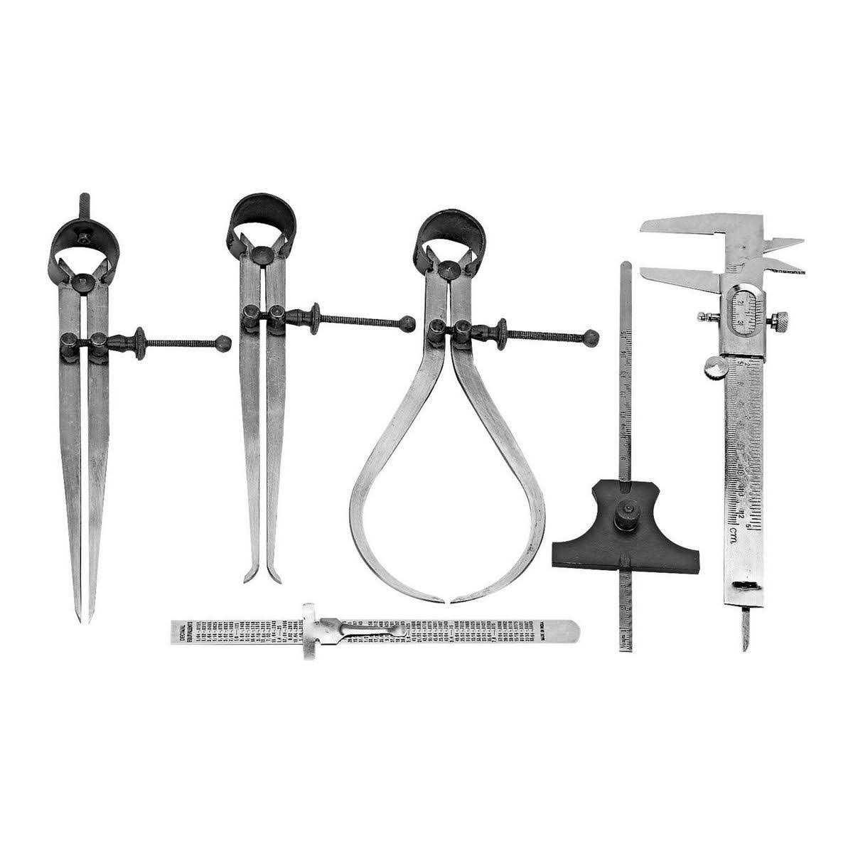 Pittsburgh Technical Measuring Set, 6 Piece
