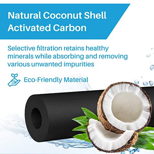 SpiroPure SP-SA970 NSF Certified Refrigerator Water Filter Replacement HAF-QIN, Da97-17376b, HAF-QIN/EXP, DA97-08006C, AQF-DA97-17376B, DA97-08007C,