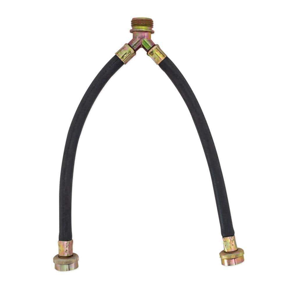 Rubber Washing Machine Y Mixer Hose Connector by Kelaro- 3/4